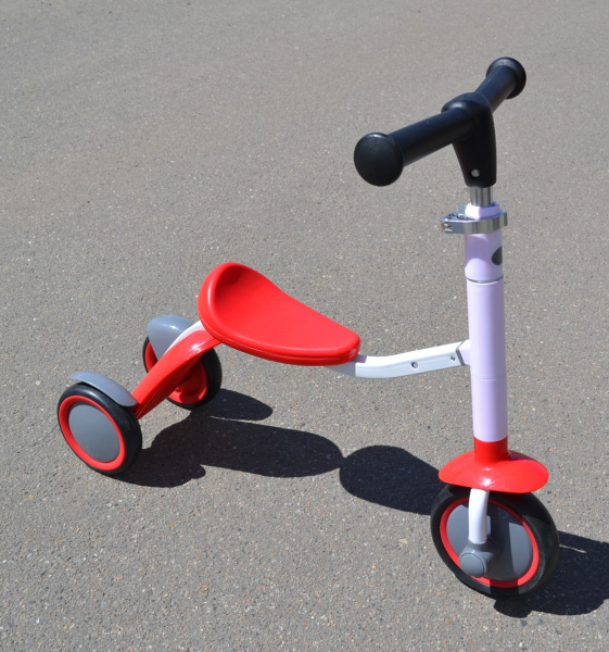 Самокат беговел (Красный), Цвет Красный